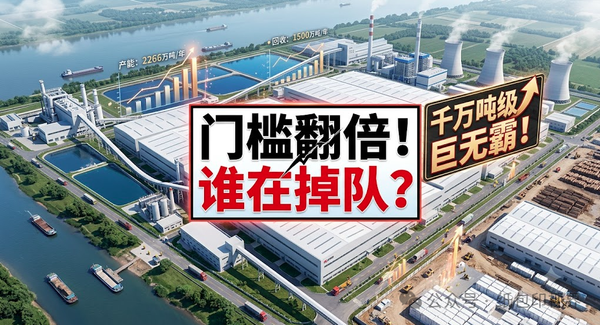 玖龍沖破2260萬噸、晨鳴跌至第28位！中國造紙十年榜單巨變